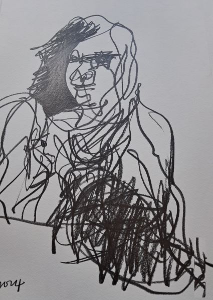 [2024] Untitled, Graphite on paper, Size Unknown